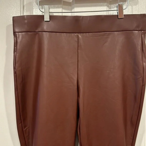 Loft Faux Leather Pants - Picture 4 of 7